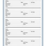 Printable Address Book Pages | Let's Get Organized! | Address Book   Free Printable Blank Address Book Pages
