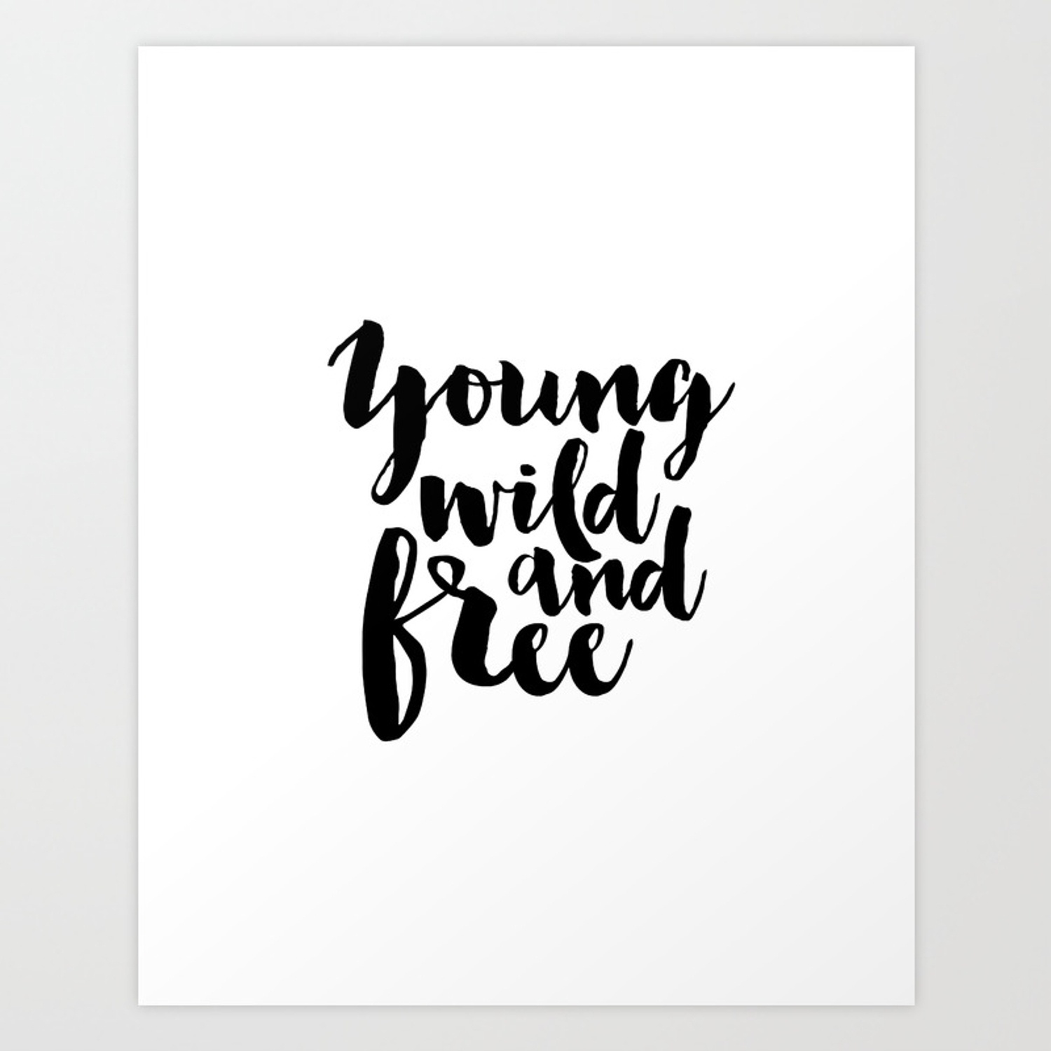 Printable Art Nursery Poster Wild And Free Arrow Wall Decor Arrow - Free Printable Typography Posters