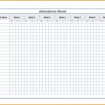 Printable Attendance Tracker | Swimming Organization | Attendance   Free Printable Attendance Sheet