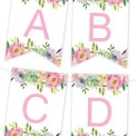 Printable Banners   Make Your Own Banners With Our Printable Templates   Free Printable Pink Banner