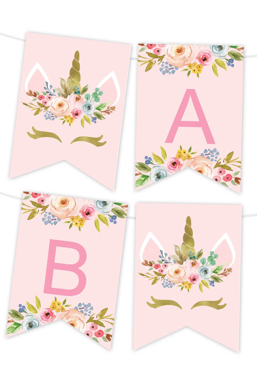Printable Banners - Make Your Own Banners With Our Printable Templates - Free Printable Pink Banner