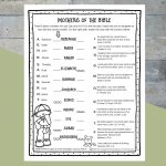 Printable Bible Activities Archives   Path Through The Narrow Gate   Free Printable Bible Games For Kids