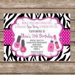 Printable Birthday Invitations For Girls | Free Printable Birthday   Free Printable Birthday Invitations For Girl