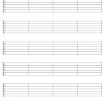 Printable Blank Guitar Tab Sheets | Music! In 2019 | Guitar Tabs   Free Printable Blank Guitar Chord Charts