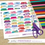 Printable Books Of The Bible Tabs   Watercolor (For Hand Trimming   Bible Tabs Printable Free