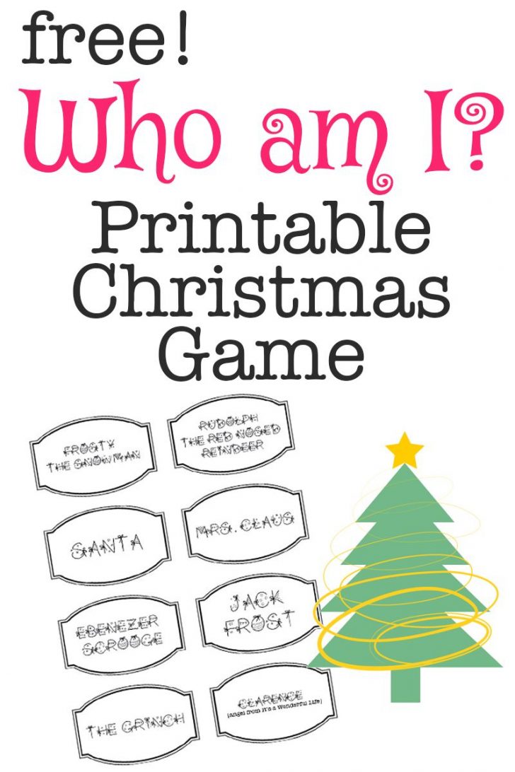 Christian Christmas Games Free Printable