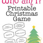 Printable Christmas Game: Who Am I? | Bloggers' Best Diy Ideas   Free Printable Religious Christmas Games