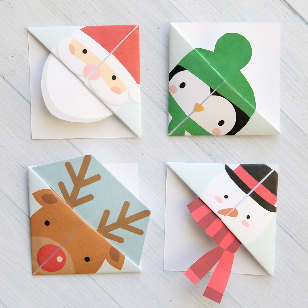 Printable Christmas Origami Bookmarks - It&amp;#039;s Always Autumn - Free Printable Christmas Craft Templates