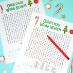 Printable Christmas Word Search For Kids & Adults   Happiness Is   Free Printable Christmas Puzzles And Games