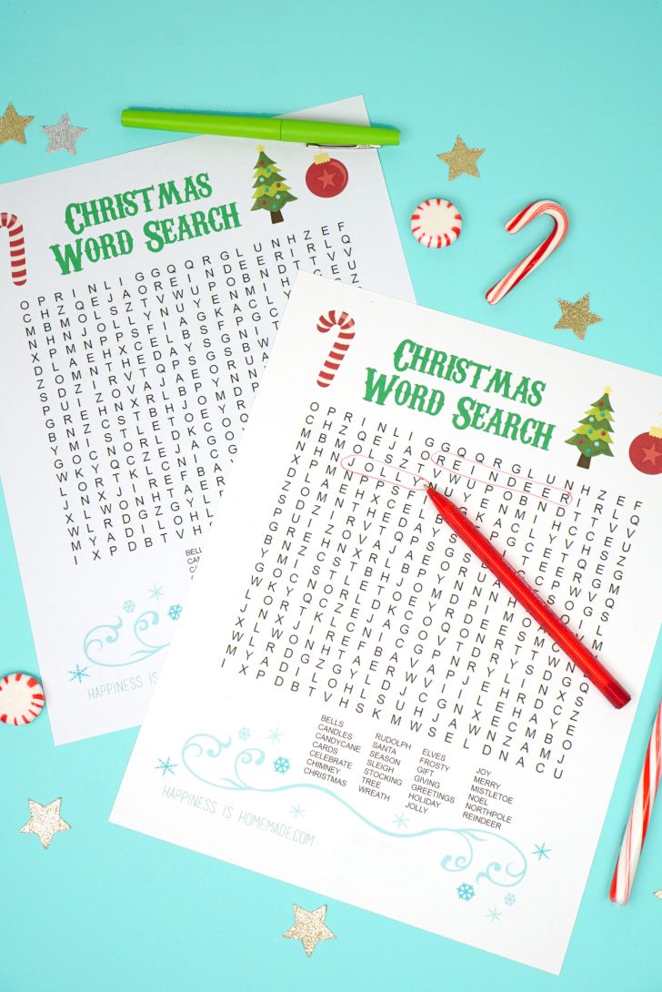 Free Printable Christmas Puzzles And Games