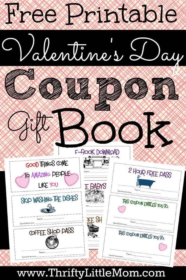 Printable Coupons For Your Valentine! | Thrifty Gift Ideas | Coupon - Free Printable Coupon Book For Boyfriend