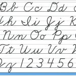 Printable Cursive Alphabet Worksheets Free Printable Cursive Letter   Free Printable Cursive Alphabet