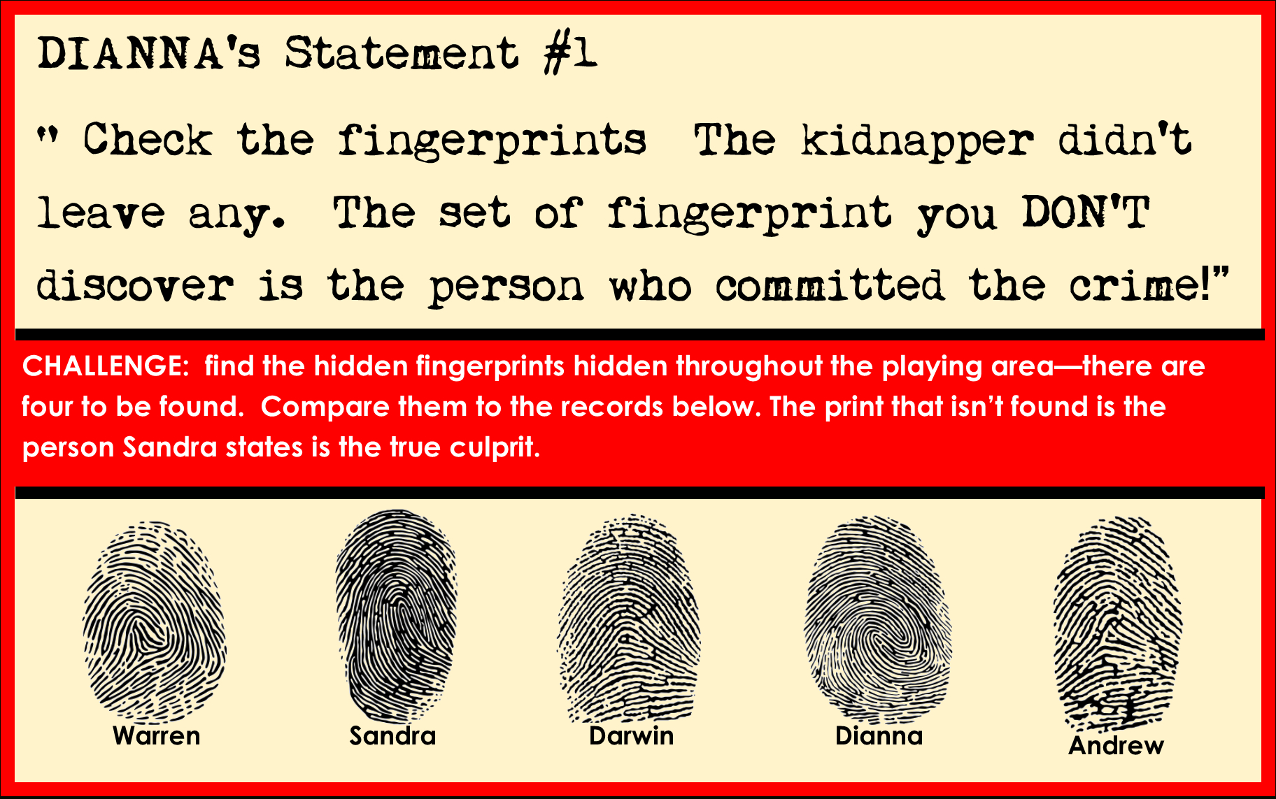 Printable Detective Party Game For Kids - Free Printable Mystery Games