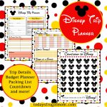 Printable Disney Trip Planner | Places To Go | Disney World Vacation   Free Disney Planning Binder Printables