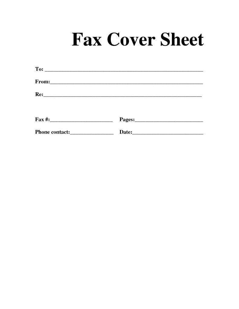 Printable Fax Cover Sheet Template Futuristic Vision Professional - Free Printable Cover Letter For Fax