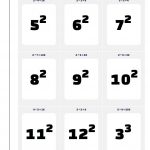 Printable Flash Cards   Free Printable Multiplication Flash Cards