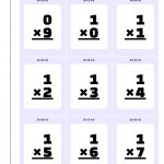 Printable Flash Cards   Free Printable Multiplication Flash Cards