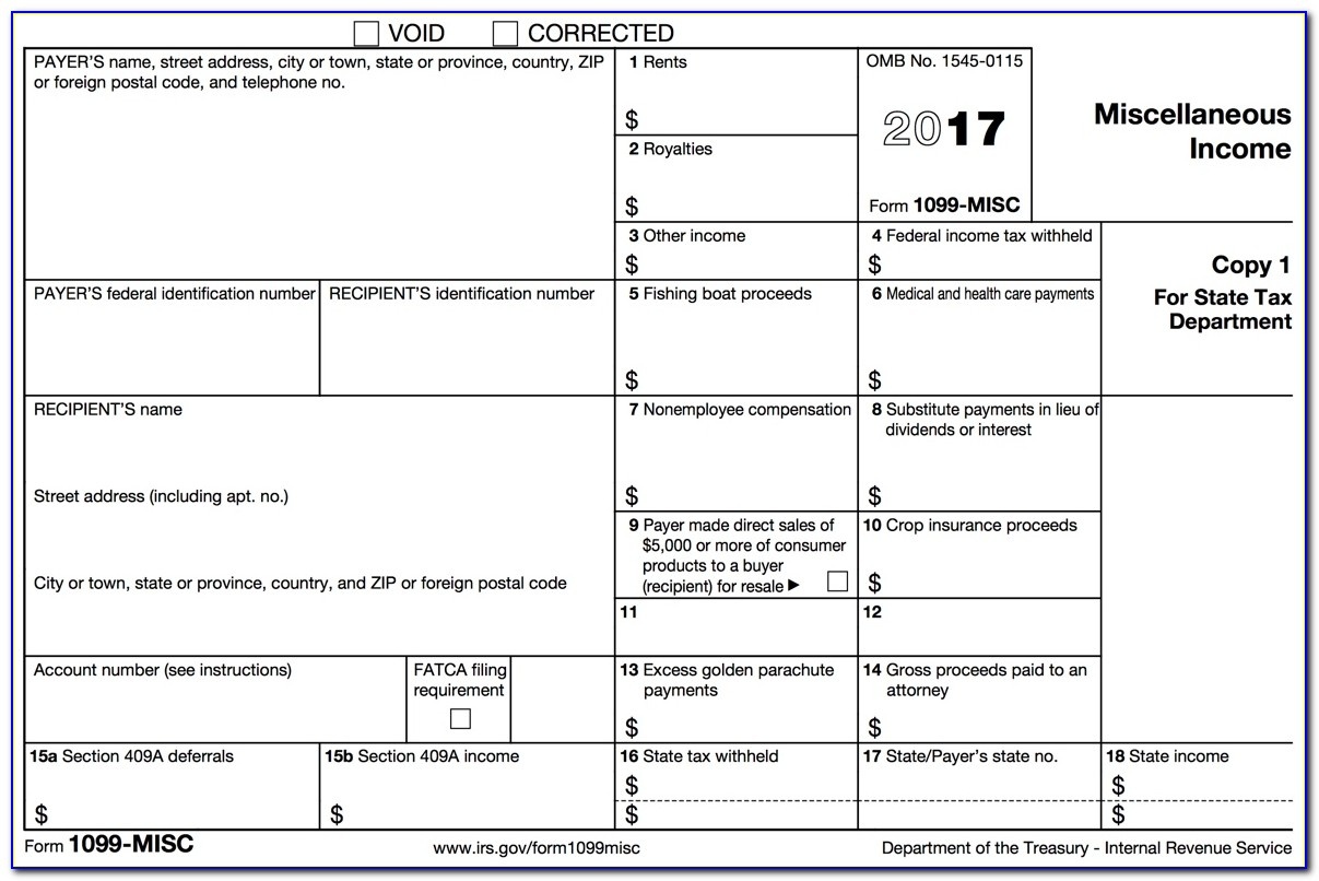 Printable Form 1099 Misc 2016 - Form : Resume Examples #7Ppdpglpne - Free Printable 1099 Form 2016