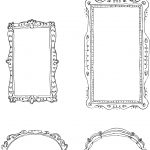 Printable Frames} | Craft Herpes: Printables And Typography | Free   Free Printable Photo Frames