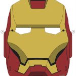 Printable Halloween Masks In 2019 | Halloween   Masks & Costumes   Free Printable Ironman Mask