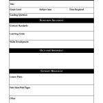 Printable Lesson Plan Template, Free To Download   Free Printable Daily Lesson Plan Template