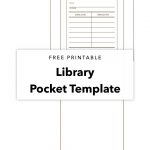 Printable Library Card Template   Free Download | Printables   Free Printable Card Templates