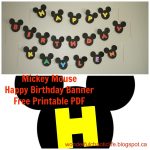 Printable Mickey Mouse Birthday   Google Search | Disneyland   Free Printable Mickey Mouse Birthday Banner