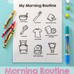Printable Morning Routine Chart | Becoming A Better Parent | Morning   Free Printable Morning Routine Charts With Pictures