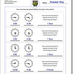 Printable Pdf Analog Elapsed Time Worksheets | Math Worksheets   Elapsed Time Worksheets Free Printable
