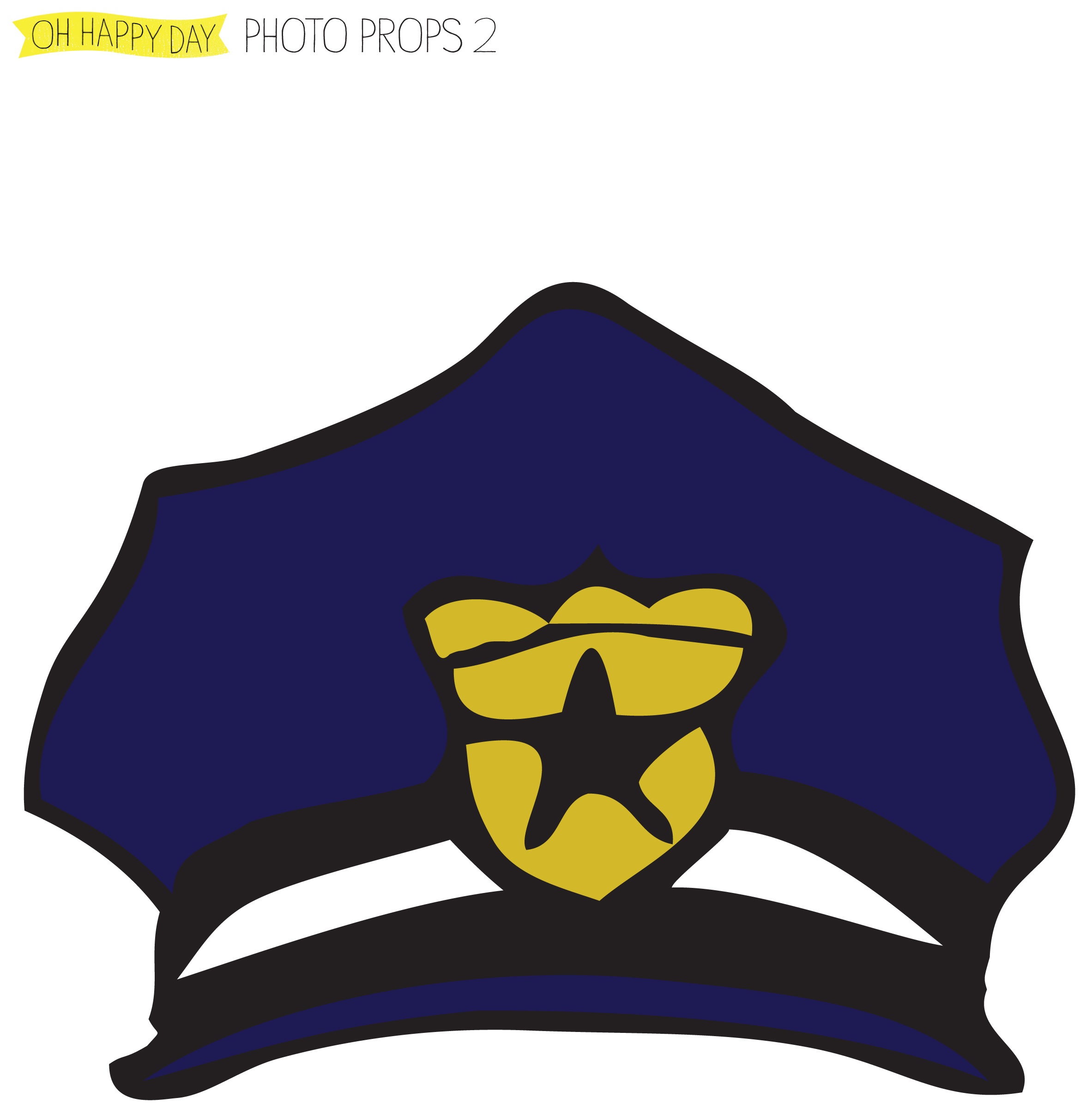 Printable Police Badge | Free Download Best Printable Police Badge - Free Printable Police Hat