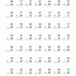 Printable Second Grade Math Worksheets To Free Download   Math   Free Printable Second Grade Math