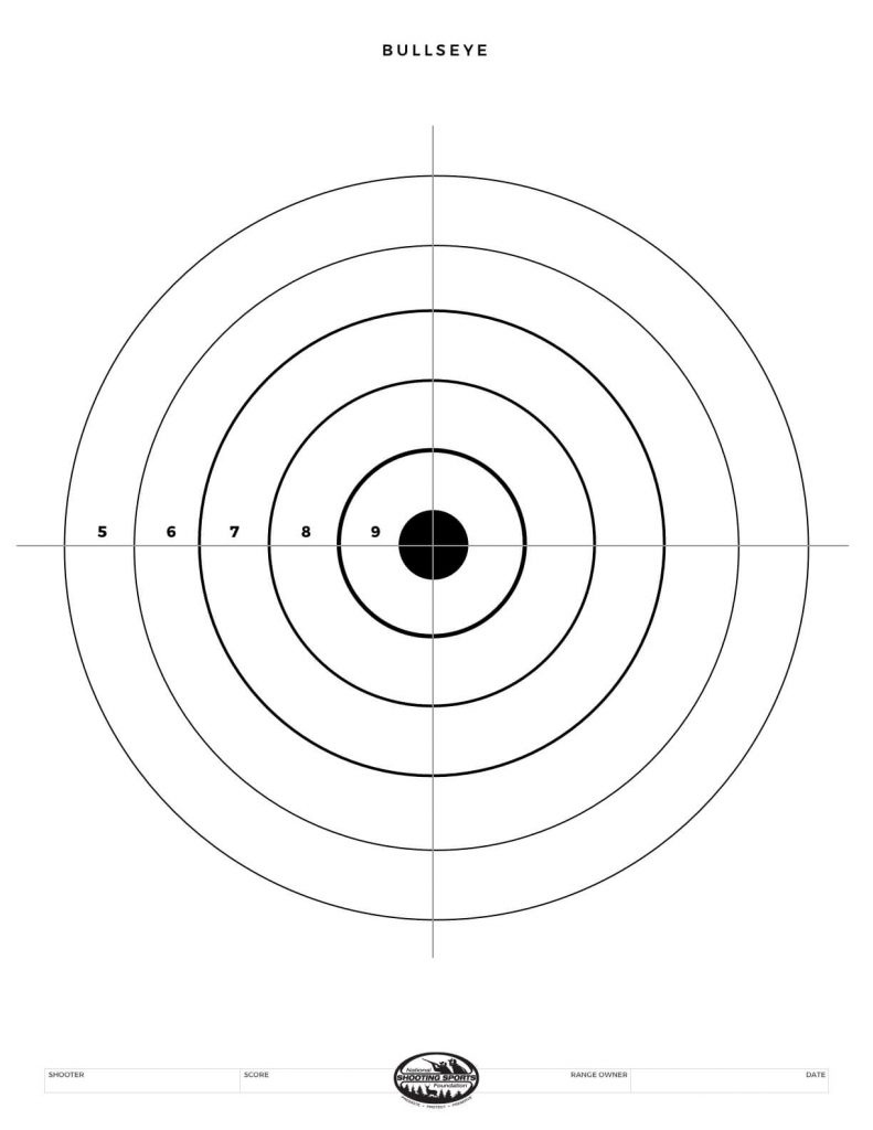 Printable Shooting Targets And Gun Targets • Nssf - Free Printable Nra 25 Targets