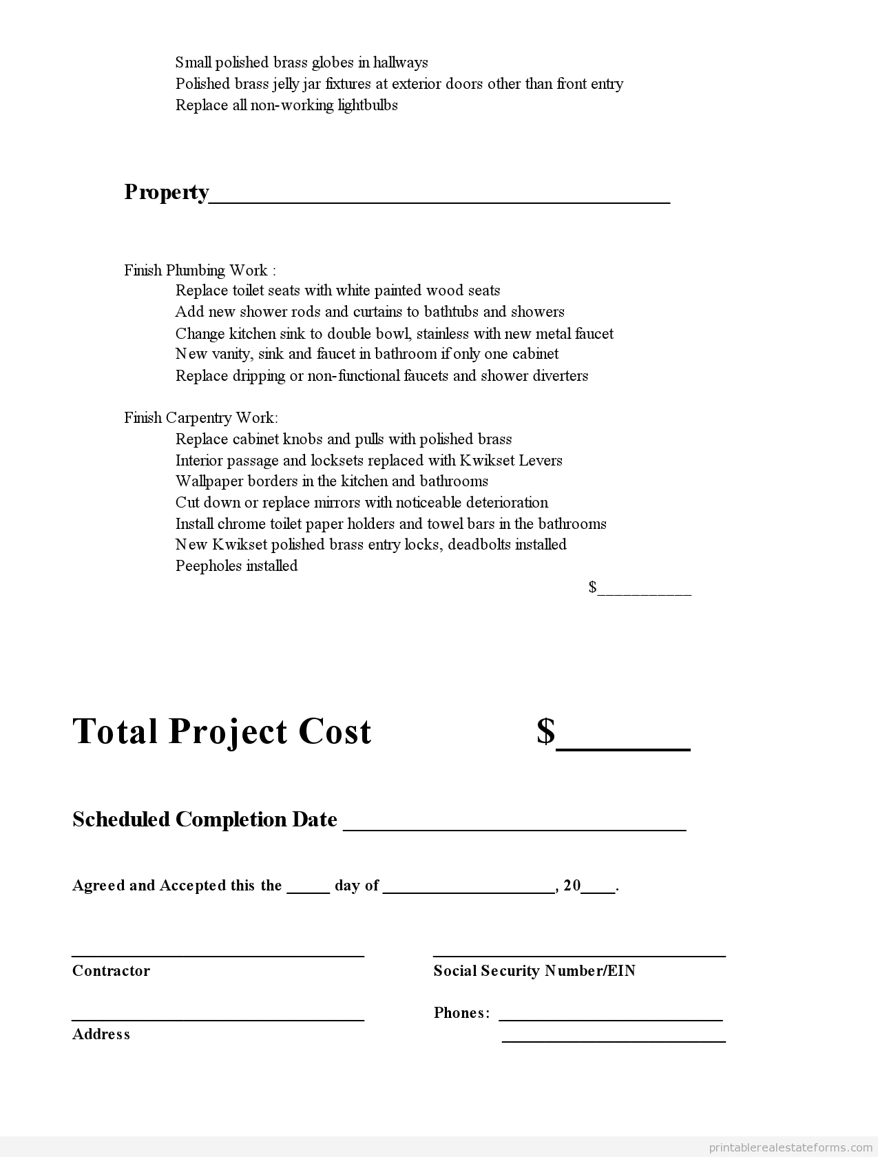 Printable Subcontractor Agreement Template 2015 | Sample Forms 2015 - Free Printable Subcontractor Agreement
