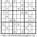 Printable Sudoku | Printable Easy Sudoku Sheets | Printable Sudoku Free   Free Easy Sudoku Printable