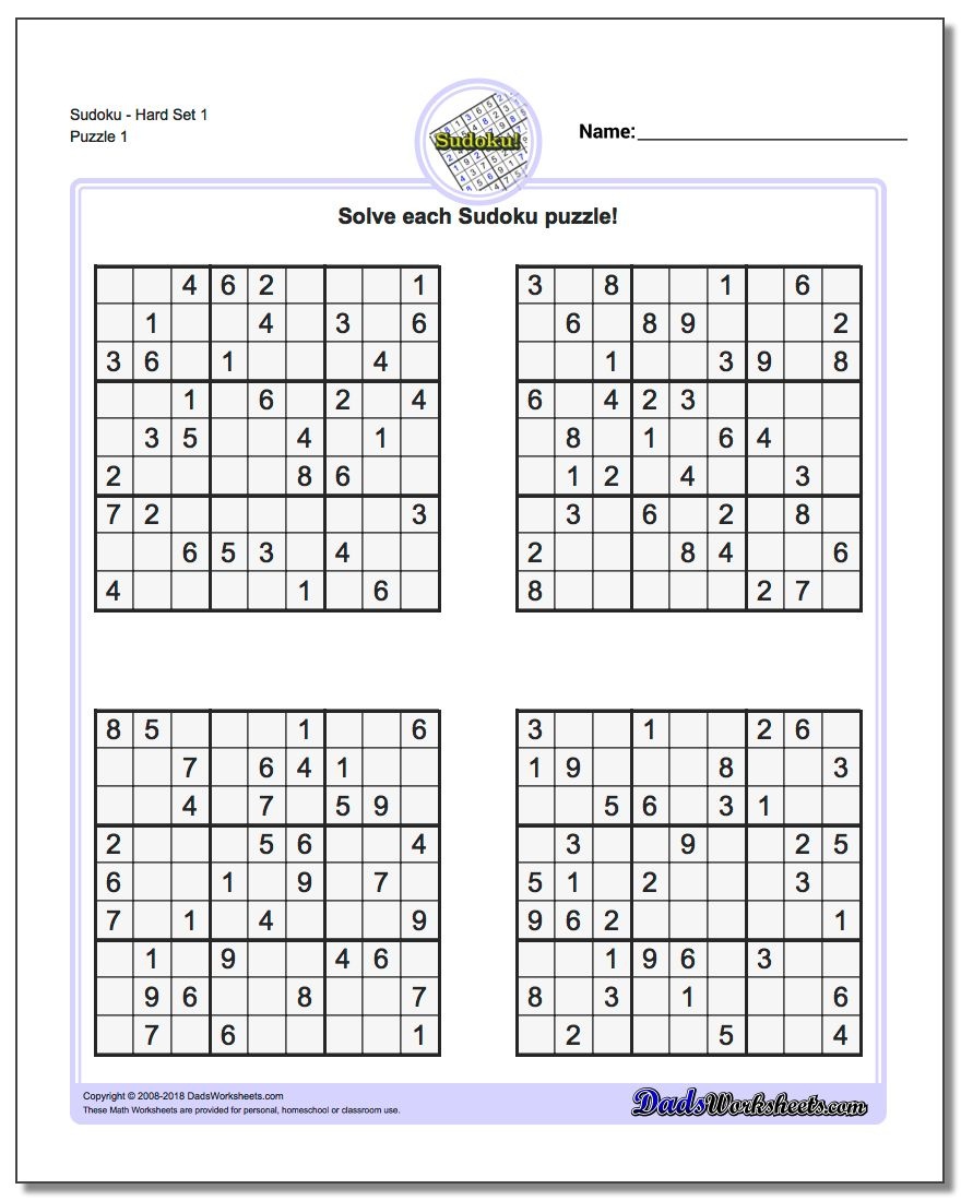 Printable Sudoku Puzzles | Room Surf - Www Free Printable Sudoku Puzzles Com