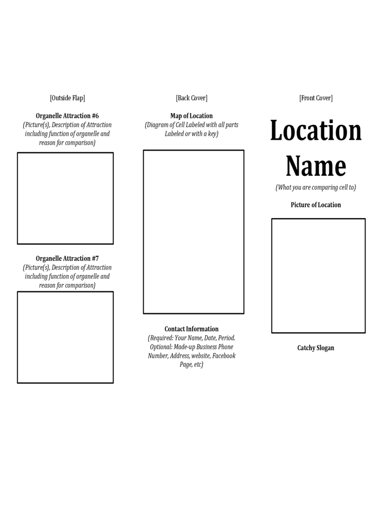 Printable Travel Brochure Template For Kids | Theveliger - Free Printable Travel Brochures