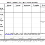 Printable Weekly Assignment Sheets For Students Archives   Free Printable Daily Assignment Sheets