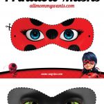 Printables: Miraculous Adventures Of Ladybug And Cat Noir Masks   Ladybug Themed Birthday Party With Free Printables