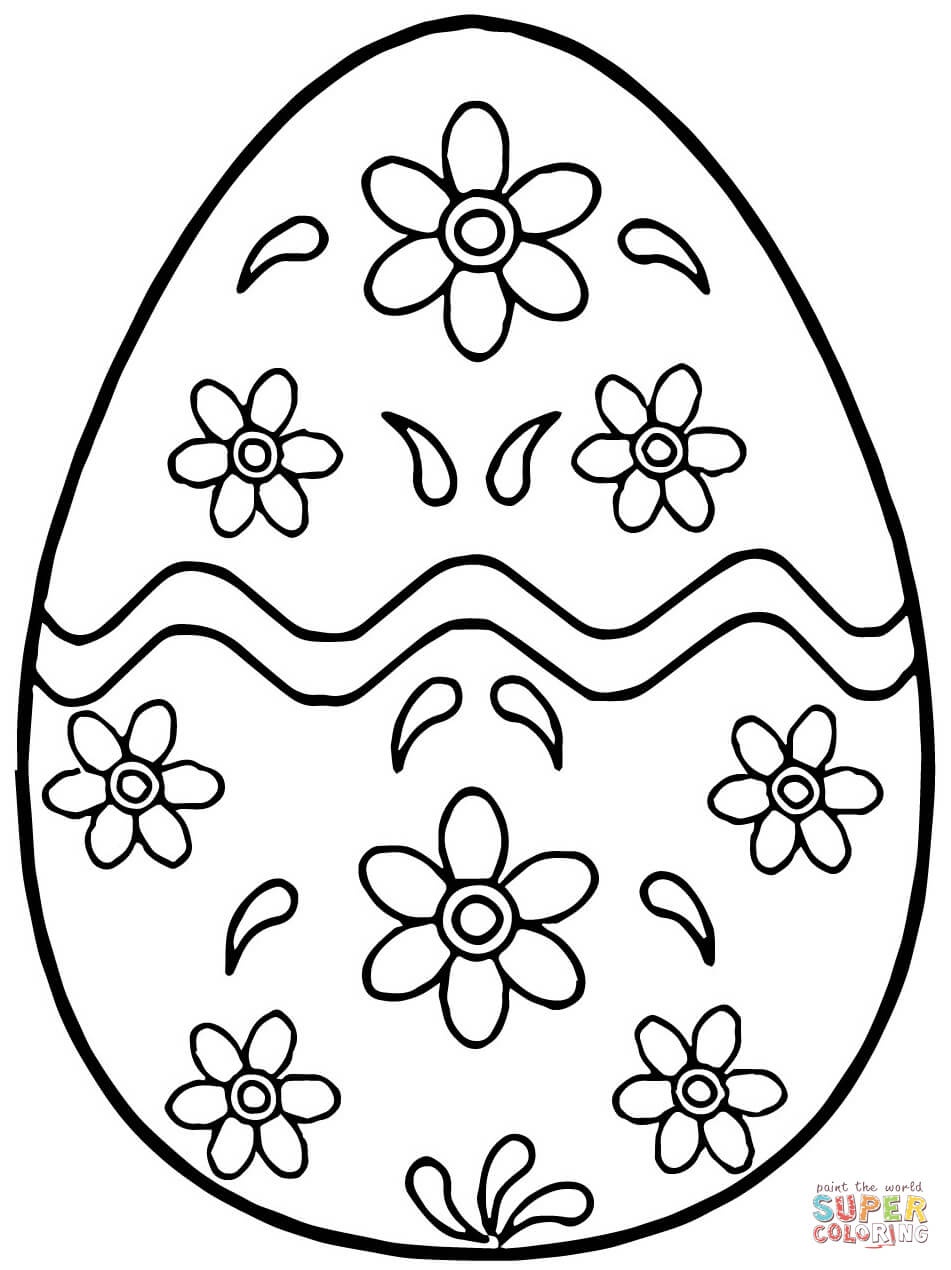 Pysanky Ukrainian Easter Egg Coloring Page | Free Printable Coloring - Easter Egg Coloring Pages Free Printable