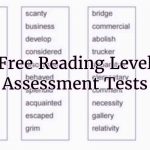 Reading Level Tests For Calculating Grade, Competency, & Level   Free Printable Reading Level Assessment Test