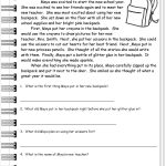 Reading Worksheeets   Free Printable Stories For 4Th Graders