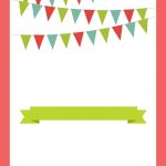 Red Pennants   Free Printable Bbq Party Invitation Template   Greetings Island Free Printable Invitations