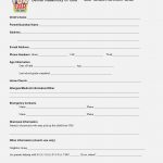 Registration Form For Vbs – Heart.impulsar – Form Information   Free Printable Vbs Registration Forms