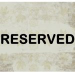 Reserved Sign   Free Printable Sign Templates