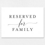Reserved Signs For Tables   Photos Table And Pillow Weirdmonger   Free Printable Reserved Table Signs