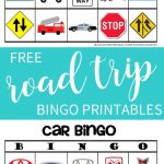 Road Trip Bingo Game Free Printable   That's What Che Said   Free Printable Car Bingo