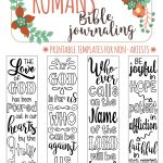 Romans   4 Bible Journaling Printable Templates, Illustrated   Free Printable Bible Bookmarks Templates