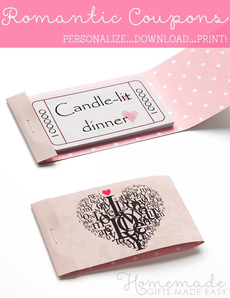 Romantic Coupons To Download, Personalize, And Print - Free Printable Romantic Christmas Cards