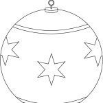 Round Christmas Ornament Coloring Page | Free Printable Coloring Pages   Free Printable Christmas Ornaments