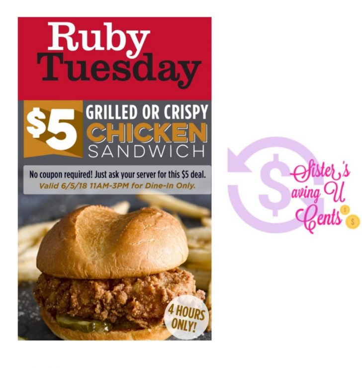 Ruby Tuesday Printable Coupons Buy One Get One Free